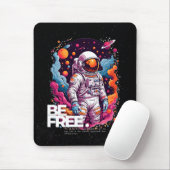 無料の宇宙飛行士デザイン マウスパッド (マウス)