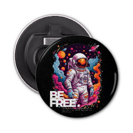 無料の宇宙飛行士デザイン 栓抜き