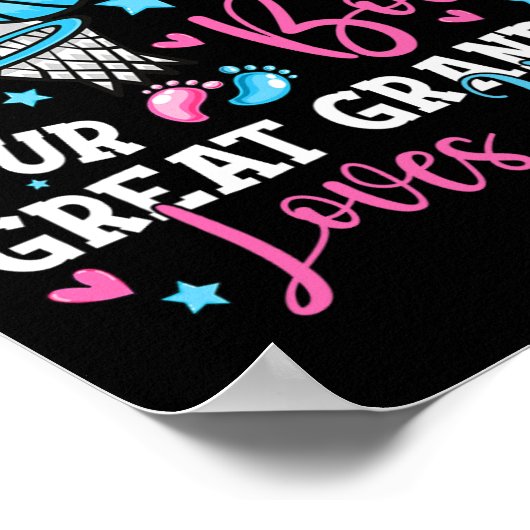 無料の投げまたはピンクの弓おばあちゃん素晴らしあなたを愛してC ポスター (角)