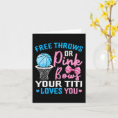 無料の投げまたはピンクの弓ティティ愛するGender Rev カード (黄色い花)