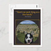 無料の昼食 ポストカード (正面/裏面)