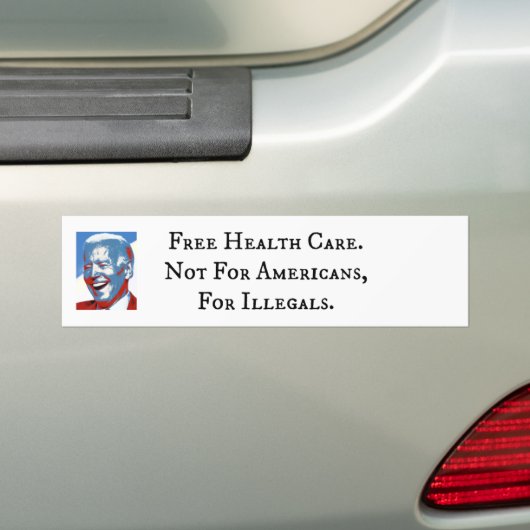 無料の気に健康 – 不法行為の場合 – アメリカ人ではない バンパーステッカー (車上)