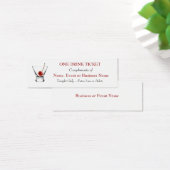 無料の無料ドリンクチケットバー特別イベント (デスク)