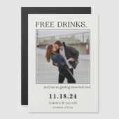 無料の飲み物を保存 (正面/裏面)