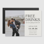 無料の飲み物を保存 (正面/裏面)