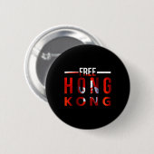 無料の香港#freehongkong #savehongkong Democra 缶バッジ (正面&裏面)
