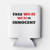 無料のWi-Fi Wi-Fiは無実 缶クーラー (裏面)