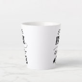 無料もしIt's For Me Black Script Coffee カフェラテマグ (正面)
