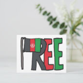 無料アフガニスタン ポストカード (スタンド正面)