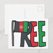 無料アフガニスタン ポストカード (正面/裏面)