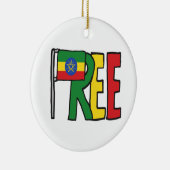 無料エチオピア セラミックオーナメント (右)