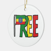 無料エチオピア セラミックオーナメント (左)