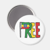 無料エチオピア マグネット (正面/裏面)