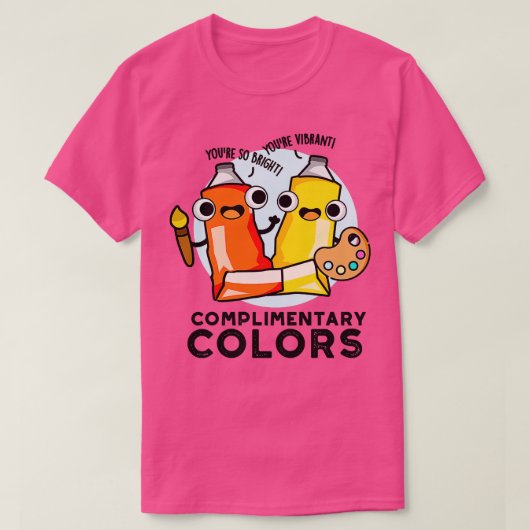 無料カラー可愛いパ絵を描ン1 Tシャツ (デザイン正面)