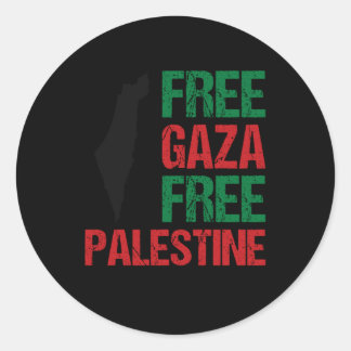 無料ガザ無料パレスチナ ラウンドシール