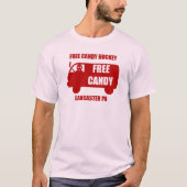 無料キャンディーホッケー Tシャツ (正面)