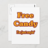 無料キャンディ ポストカード (正面/裏面)