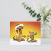 「無料ギフト」はがき ポストカード (スタンド正面)