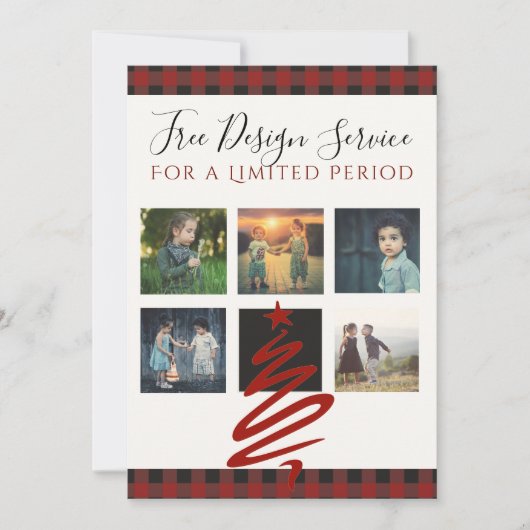 無料クリスマスカード招待状デザインサービス シーズンカード (正面)