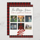 無料クリスマスカード招待状デザインサービス シーズンカード (正面/裏面)