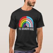 無料グランドパハグレインボートランスジェンダー国旗Lgbtq G Tシャツ (正面)