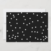 無料ケーキおもしろい結婚式の日付を保存する3写真 招待状 (裏面)