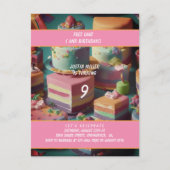 無料ケーキ誕生日 ポストカード (正面)