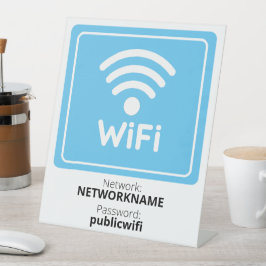 無料ゲストWifi 台座サイン