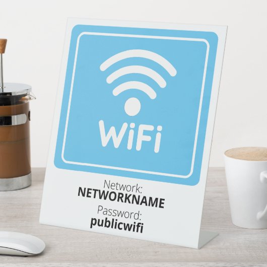 無料ゲストWifi 台座サイン (インサイチュ)