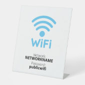 無料ゲストWifi 台座サイン (正面)