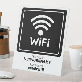 無料ゲストWifi 台座サイン