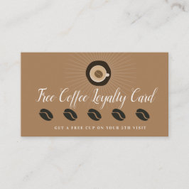 無料コーヒー報酬ロイヤリティ 名刺