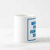 無料サーフィン域 コーヒーマグカップ (中央)