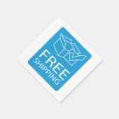 無料シッピング標識紙ナプキンス スタンダードカクテルナプキン (角)