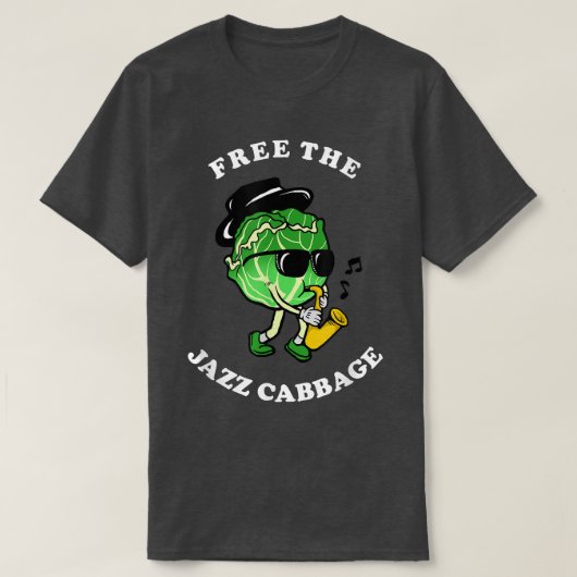 無料ジャズキャベツ ジャズキャベツミーム Tシャツ (デザイン正面)