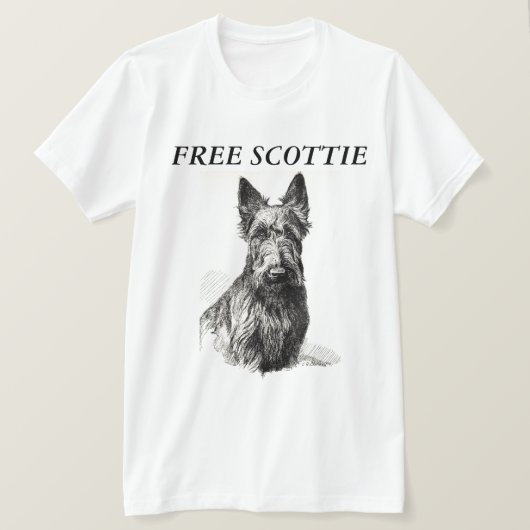 無料スコットランド Tシャツ (デザイン正面)