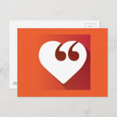 無料スピーチ愛はがき ポストカード (正面/裏面)