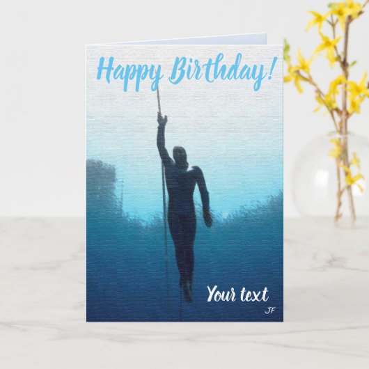 無料ダイビング カード (黄色い花)