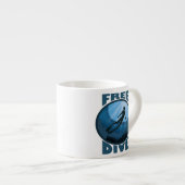 無料ダイビング – 海はFreediverを呼んでいる エスプレッソカップ (正面右)