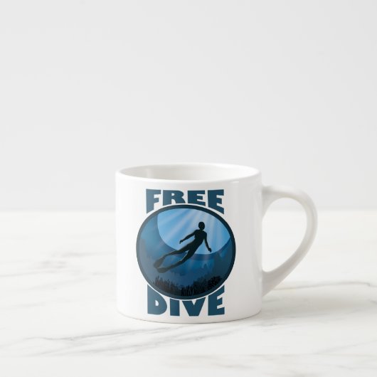 無料ダイビング – 海はFreediverを呼んでいる エスプレッソカップ (右)