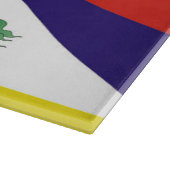 無料チベット国旗 カッティングボード (角)