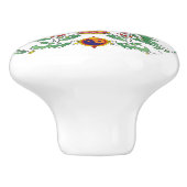 無料チベット国旗 セラミックノブ (側面)