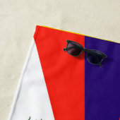 無料チベット国旗 ビーチタオル (インサイチュ)