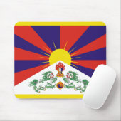 無料チベット国旗 マウスパッド (マウス)