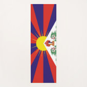 無料チベット国旗 ヨガマット (正面)