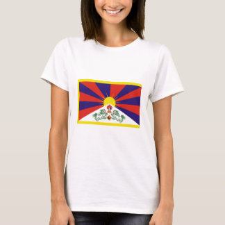 無料チベット国旗 Tシャツ