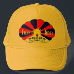 無料チベット キャップ<br><div class="desc">チベット国旗に基づいたデザインの鱗片状。</div>