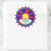 無料チベット ラウンドシール (バッグ)