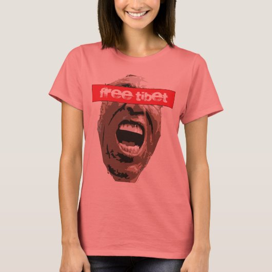 無料チベット Tシャツ (正面)