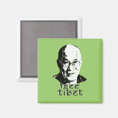 無料チベットTシャツ マグネット (正面/裏面)